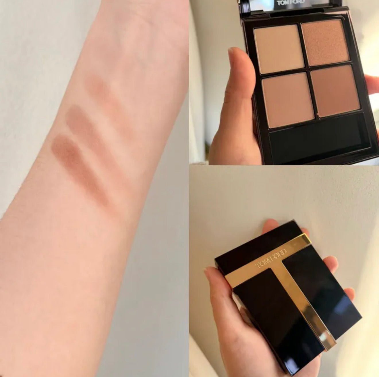 TOMFORD 2026年全新金色T盤 幻魅經典四色眼影盤 11g 31 SOUS le Sable 沙漠初戀 - La Fée Beauty