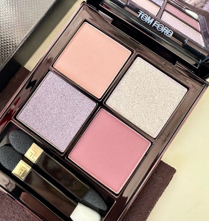 TOMFORD 2026年全新金色T盤 幻魅經典四色眼影盤 11g 38 METALLIC MAUVE - La Fée Beauty