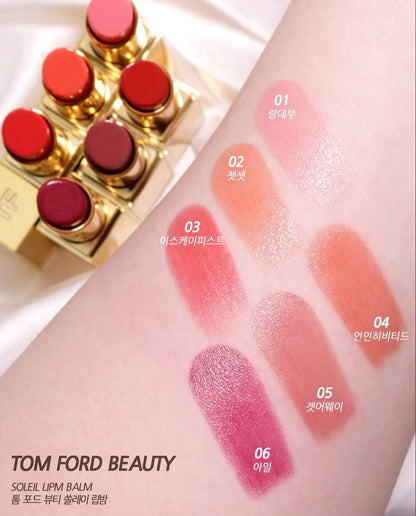 TOMFORD 湯姆福特 全新細金管 唇頰多用棒 Soleil Lip Balm 2.7g - La Fée Beauty