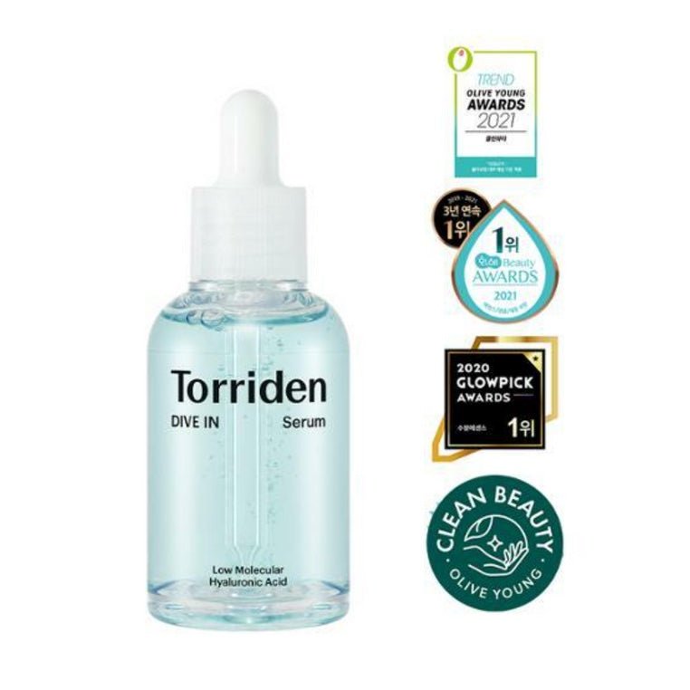 韓國 TORRIDEN 3秒精華 低分子透明質酸深層保濕精華 DIVE-IN Low Molecule Hyaluronic acid Serum 50ml - La Fée Beauty
