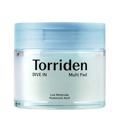 韓國 TORRIDEN DIVE-IN Low Molecule Hyaluronic Acid Multi Pad 低分子透明質酸爽膚棉片 1盒80片 - La Fée Beauty