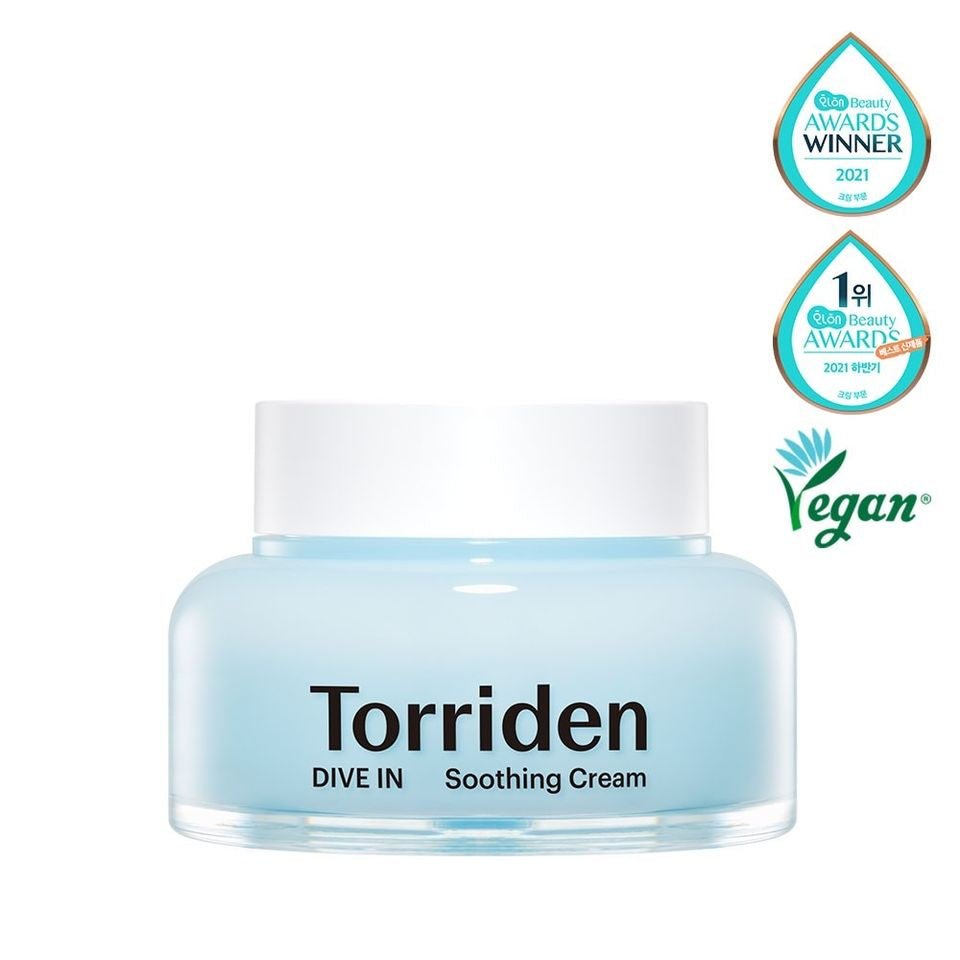 韓國 TORRIDEN 低分子透明質酸保濕舒緩面霜 Dive In Soothing Cream 100ml - La Fée Beauty