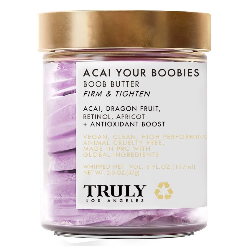 Truly Acai Your Boobies Butter 胸部緊致免洗按摩膏 57g - La Fée Beauty