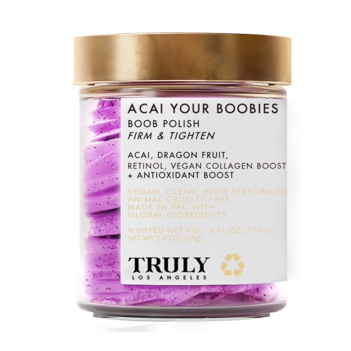 Truly Acai Your Boobies Polish 胸部緊致磨砂膏57g - La Fée Beauty