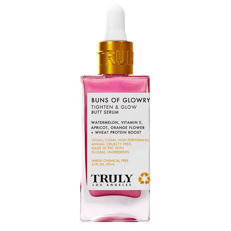 Truly Buns Of Glowry Glow & Tighten Butt Serum 有機蜜桃臀果凍按摩精華 減淡色素沈澱 消橘皮紋 90ml - La Fée Beauty