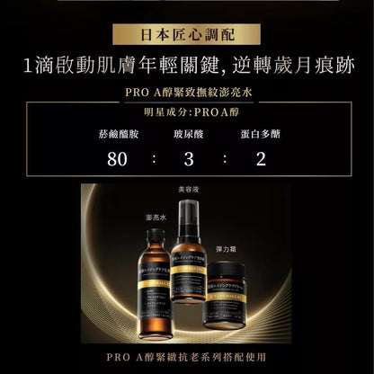 TUNEMAKERS 渡美 PRO A醇緊緻撫紋澎亮水 120ML - La Fée Beauty