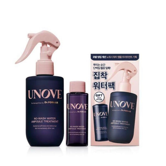 韓國 UNOVE NO-WASH WATER AMPOULE TREATMENT 免洗護髮噴霧 200ml (送50ml) - La Fée Beauty