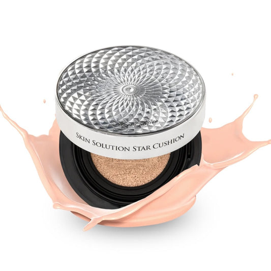 韓國 V FAU 鑽石燈泡￼氣墊粉底 FAU ANTI-AGEING STAR CUSHION SPF50+ PA+++（15g+15g替換芯） - La Fée Beauty