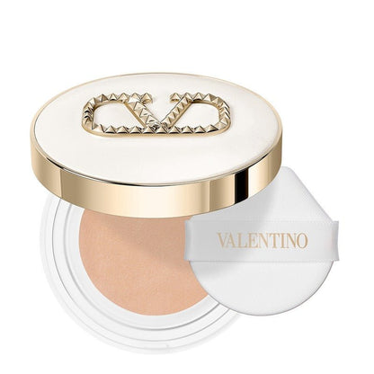 Valentino GO-CUSHION GLOW 高光輕透氣墊粉底 絕美仙氣白色 - La Fée Beauty