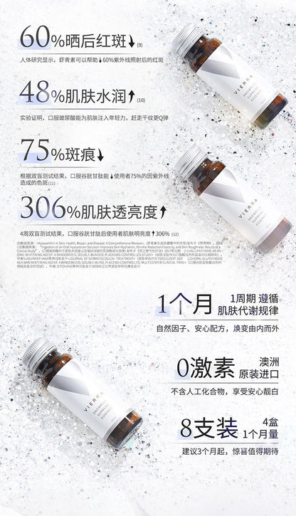 澳洲 Vierra惟愛論 Snowplus™ Supreme Essence白白飲50ml*8支 - La Fée Beauty