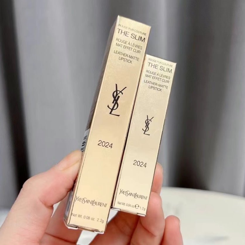 YSL 小金條 極緻啞光唇膏 新色2024 落日暖橘 Fiery Vermillion 1.2G 旅行裝 - La Fée Beauty