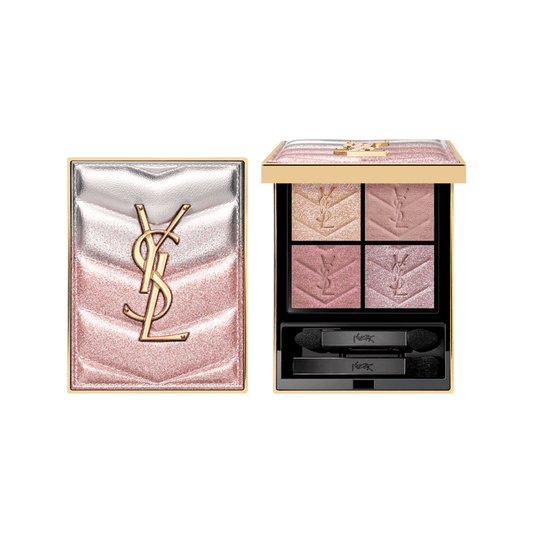 YSL BEAUTÉ 2026年 高訂皮革四色眼影盒 126 Sparkling Lust - La Fée Beauty