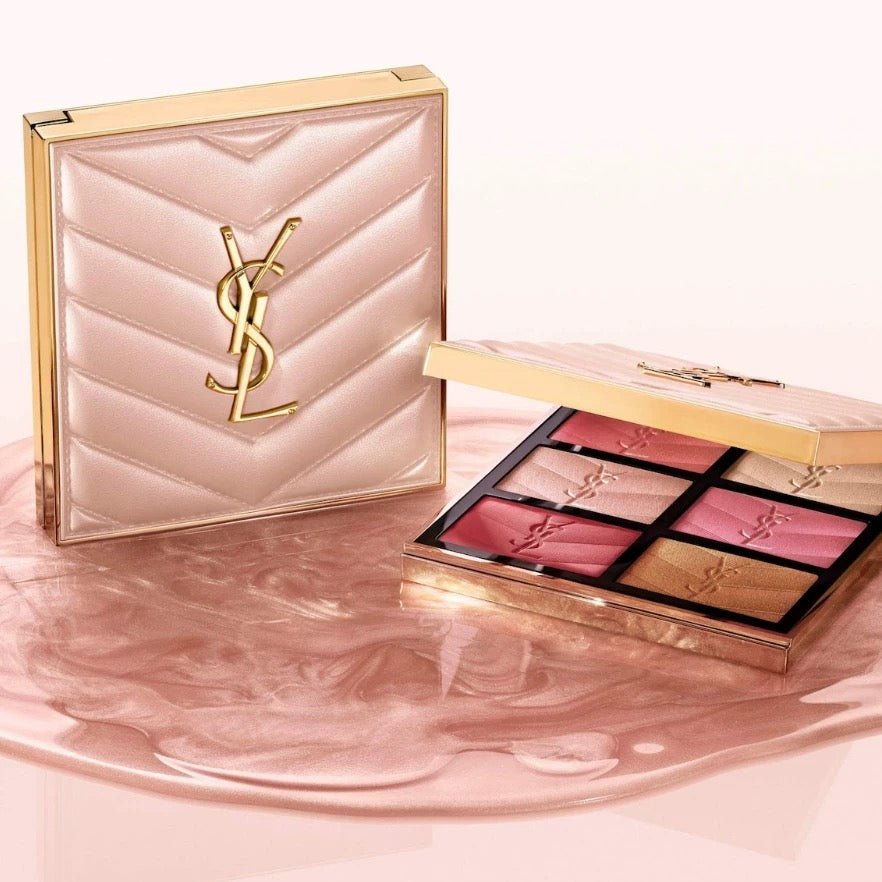 YSL Golden Oasis Face 恆久完美奢燦漠光6色頰彩盤 - La Fée Beauty