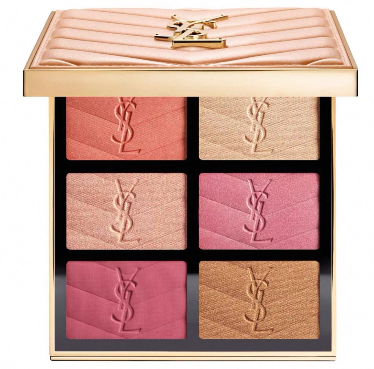 YSL Golden Oasis Face 恆久完美奢燦漠光6色頰彩盤 - La Fée Beauty