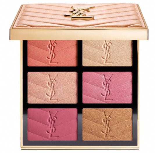 YSL Golden Oasis Face 恆久完美奢燦漠光6色頰彩盤 - La Fée Beauty