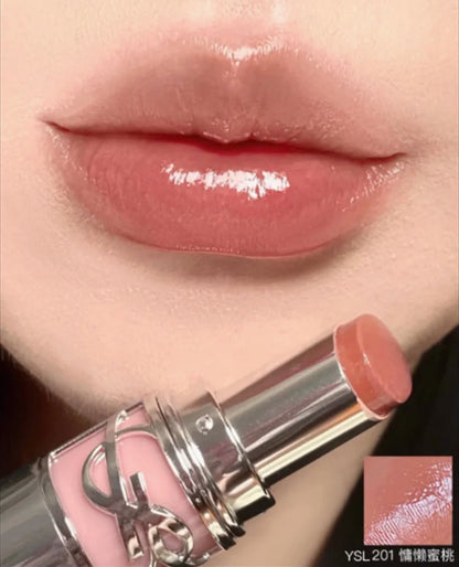 YSL 情迷水光唇膏 N°201 -裸調玫瑰 - La Fée Beauty