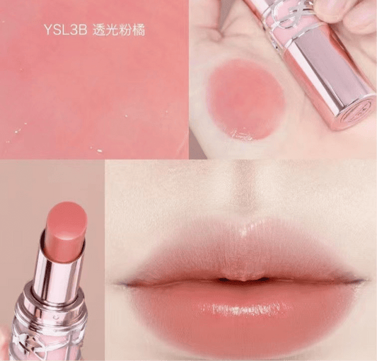 YSL 情迷亮彩潤唇膏 N°3B -裸調玫瑰 - La Fée Beauty