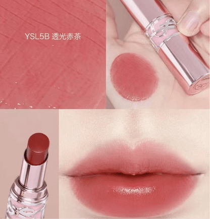 YSL 情迷亮彩潤唇膏 N°5B -樹莓緋紅 - La Fée Beauty