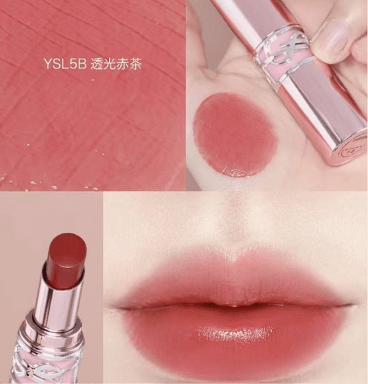 YSL 情迷亮彩潤唇膏 N°5B -樹莓緋紅 - La Fée Beauty