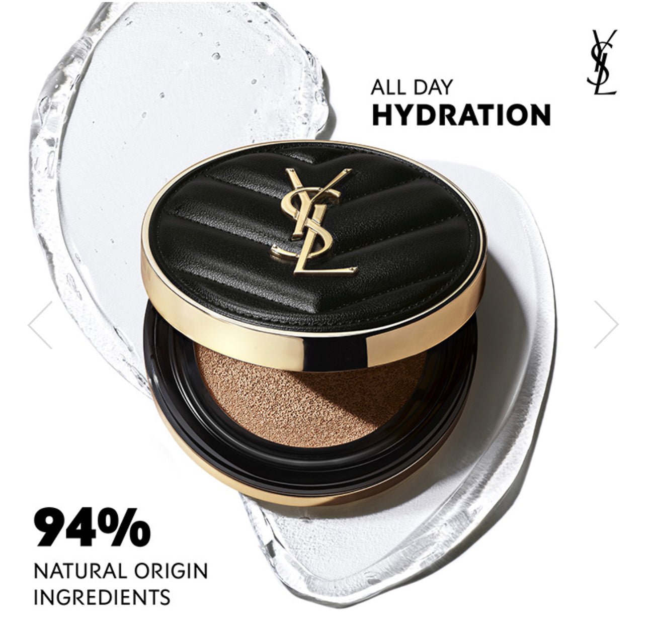 YSL 聖羅蘭 昇級版輕透無重羽毛氣墊粉底 SPF 23 / PA++ 14g - La Fée Beauty