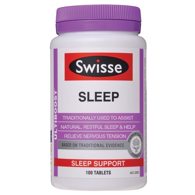 澳洲  Swisse Ultiboost Sleep 草本睡眠片 100錠