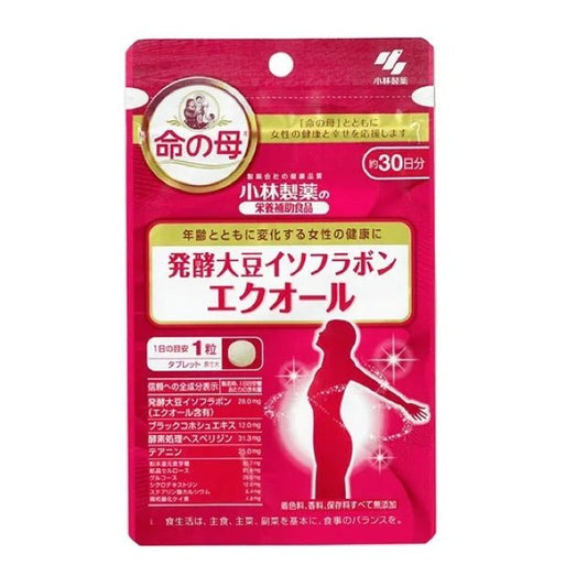 小林製藥 命之母 大豆異黃酮女性改善更年期生理期保護卵巢30粒 - La Fée Beauty