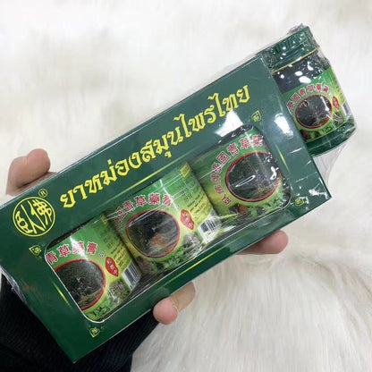泰國 卧佛牌青草藥膏 50G (一盒3瓶+送1瓶15G) 泰國原裝進口樹標本土版 - La Fée Beauty