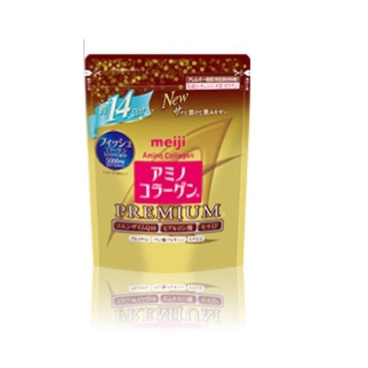 日本 明治 金裝 氨基膠原蛋白粉 98克 ( 約14天份量 ) - La Fée Beauty