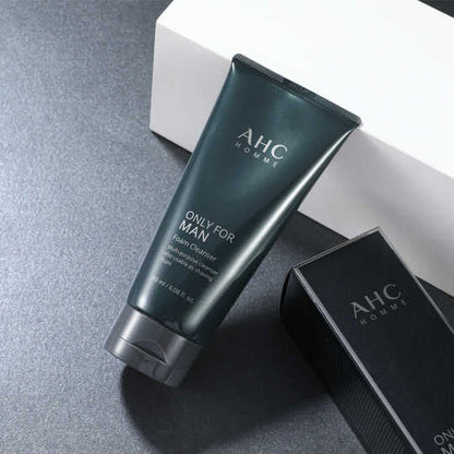 韓國AHC 男士洗面奶控油祛痘去黑頭 美白專用 潔面乳 180ml - La Fée Beauty