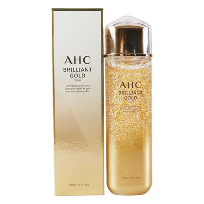 韓國AHC Brilliant Gold Toner黃金精華爽膚水140ml - La Fée Beauty