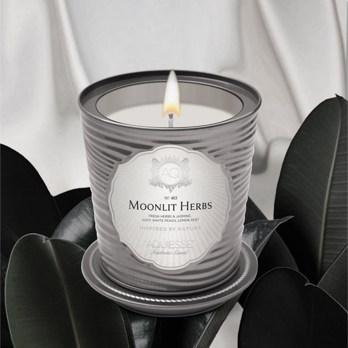 AQUIESSE 香氛蠟燭 鐵皮杯 Moonlight Herbs月色草312g - La Fée Beauty