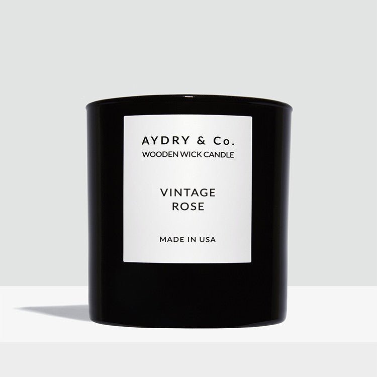 美國 AYDRY & CO 木芯香氛 有機蠟燭 VINTAGE ROSE 古典玫瑰 - La Fée Beauty