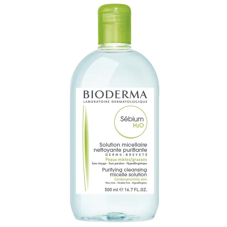 法國 Bioderma 貝德瑪 控油卸妝潔膚水500ml - La Fée Beauty