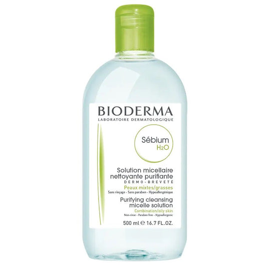法國 Bioderma 貝德瑪 控油卸妝潔膚水500ml - La Fée Beauty