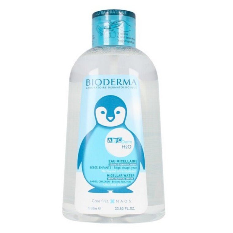 法國 Bioderma 貝德瑪 ABCDerm H2O Micellar Water 嬰兒兒童滋潤沐浴啫喱 1000 ml - La Fée Beauty