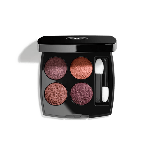 CHANEL 香奈兒 斜紋軟呢四色眼影02 - TWEED POURPRE - La Fée Beauty