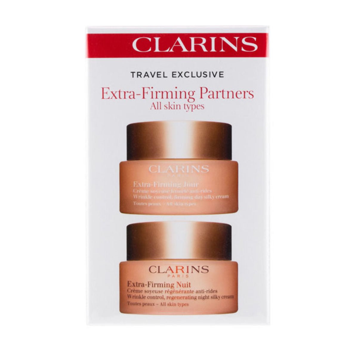 Clarins 嬌韻詩 煥顏緊致新生2件套 日霜50ml➕晚霜50ml - La Fée Beauty