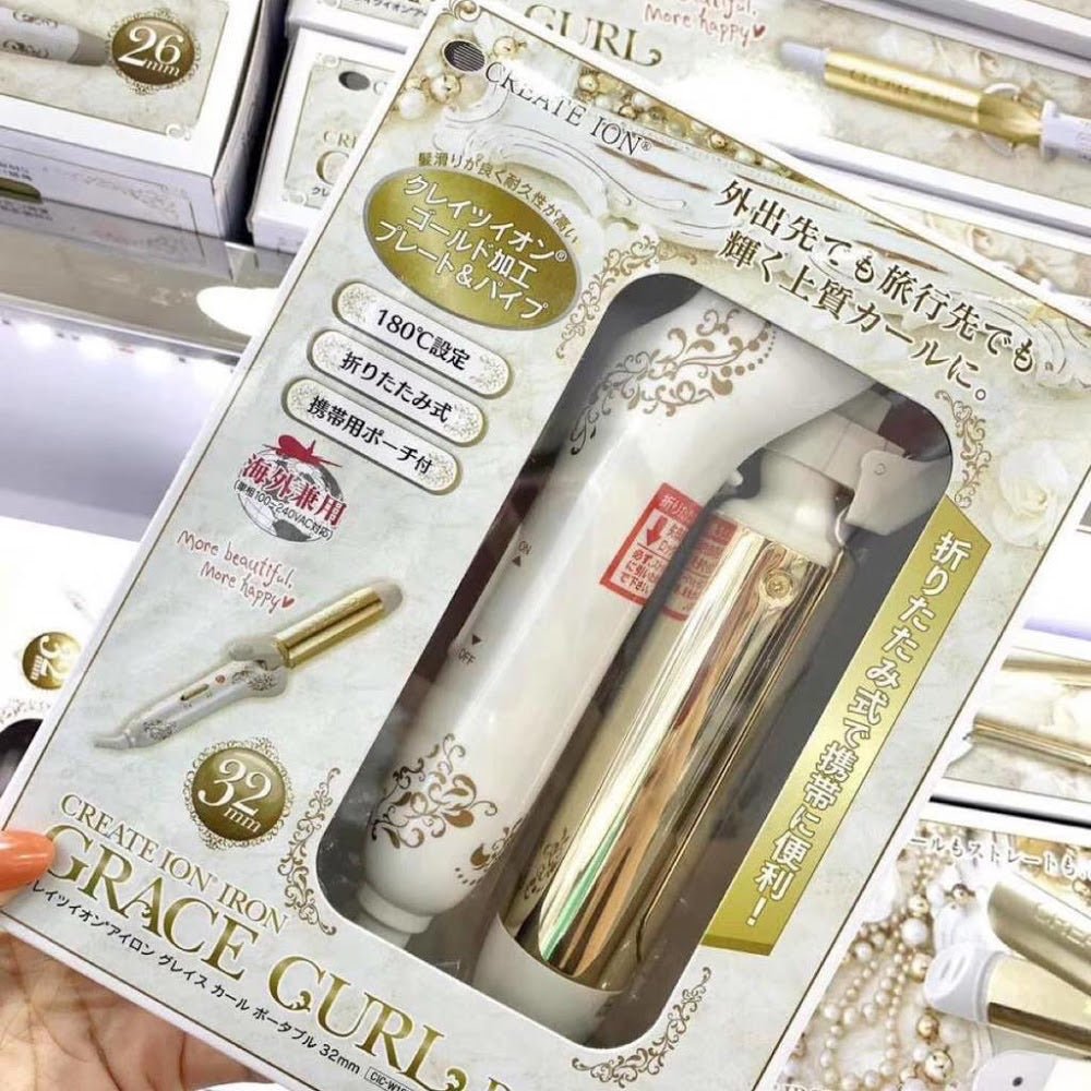 CREATE ION 經典 負離子折疊電捲髮棒 32mm - La Fée Beauty