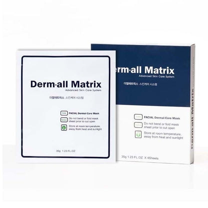 韓國 Dermall matrix 植物纖維ECM全效修復面膜 韓國人皮面膜 4片 - La Fée Beauty