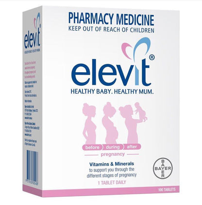 Elevit 愛維樂 備孕婦哺乳期含葉酸碘複合維生素 100粒 - La Fée Beauty