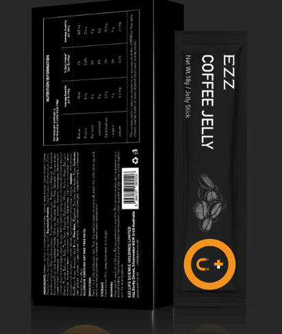 紐西蘭 EZZ 全新升級黑咖啡燒脂瘦身酵素果凍 一盒/7條 - La Fée Beauty