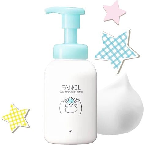 日本 FANCL無添加 嬰幼兒沐浴露+潤膚乳+口水巾禮盒套裝 - La Fée Beauty