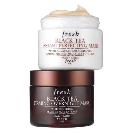 Fresh 馥蕾詩 BLACK TEA AGE-DELAY FOR DAY & NIGHT 面膜套裝 100ml*2 - La Fée Beauty