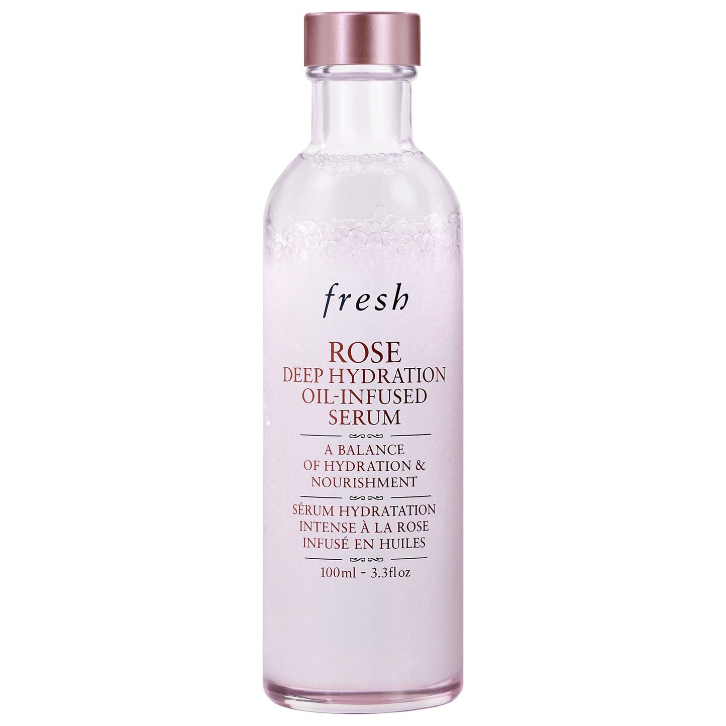 Fresh rose deep hydration oil-infused serum 玫瑰深層保濕雙效精華 100ml - La Fée Beauty