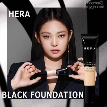 韓國 HERA赫拉 BLACK FOUNDATION 黑色粉底SPF 15 / PA+ 35ml - La Fée Beauty