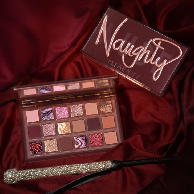 HUDA BEAUTY 反轉玫瑰 NAUGHTY NUDE EYESHADOW PALETTE - La Fée Beauty