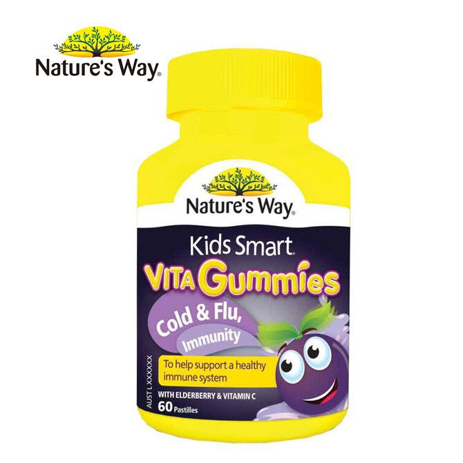 Nature's Way Kids Smart 佳思敏 維生素兒童軟糖（含接骨木)/抵抗流感 60粒
