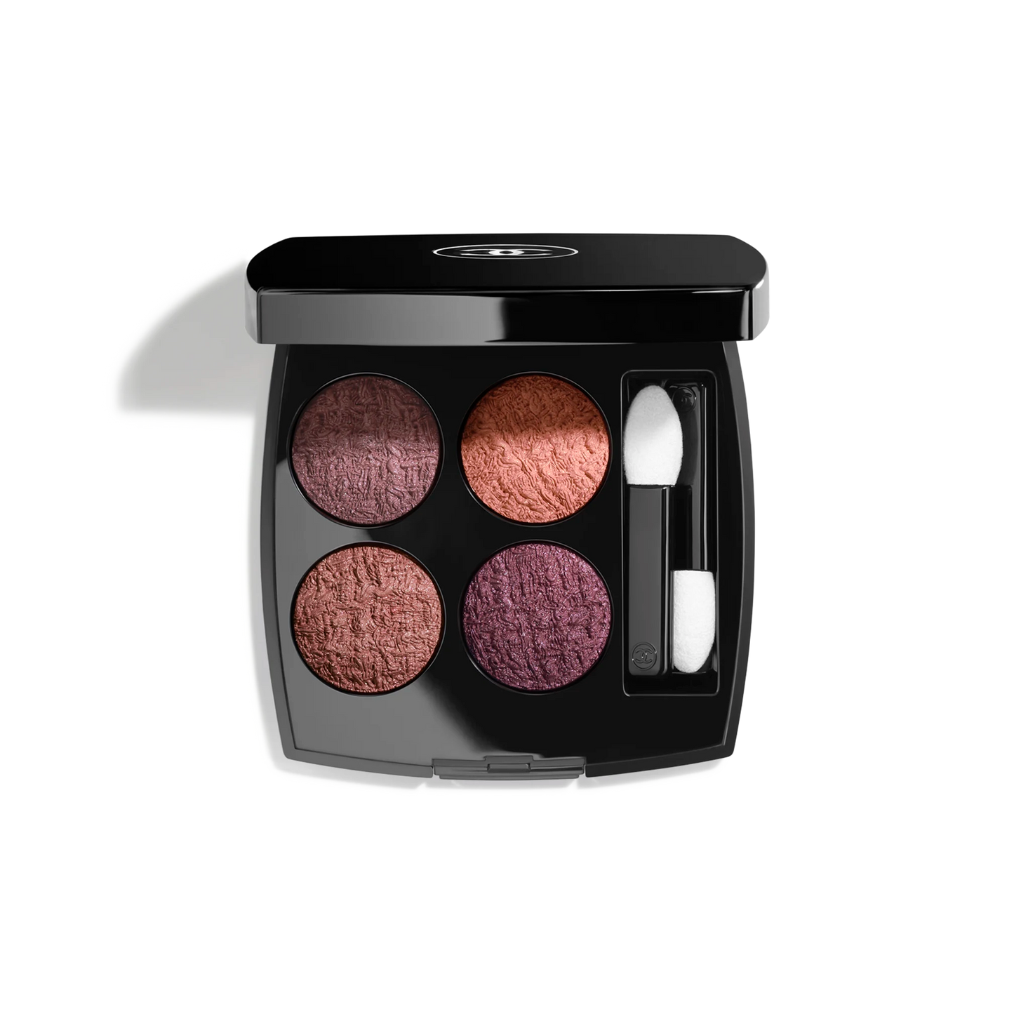 CHANEL 香奈兒 斜紋軟呢四色眼影#02 - TWEED POURPRE