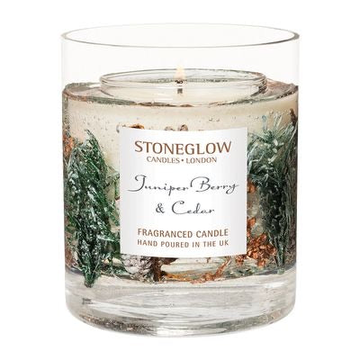 英國 STONEGLOW 天然香氛蠟燭 Juniper Berry & Cedar 杜松子與雪松