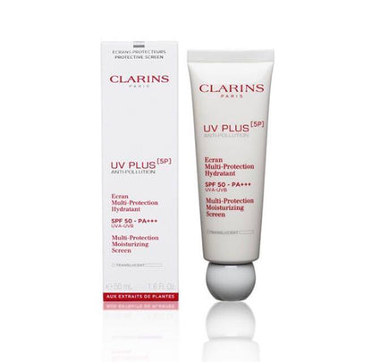 CLARINS 嬌韻詩 抗污染防曬霜 SPF50 50ml 透明